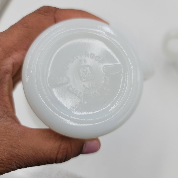 Anchor White Set of 2 Milk Mugs One Size - Picture 3 of 6